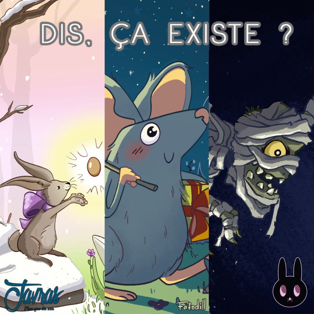 Pochette de la série audio "Dis, ça existe ?" d'Adelyx