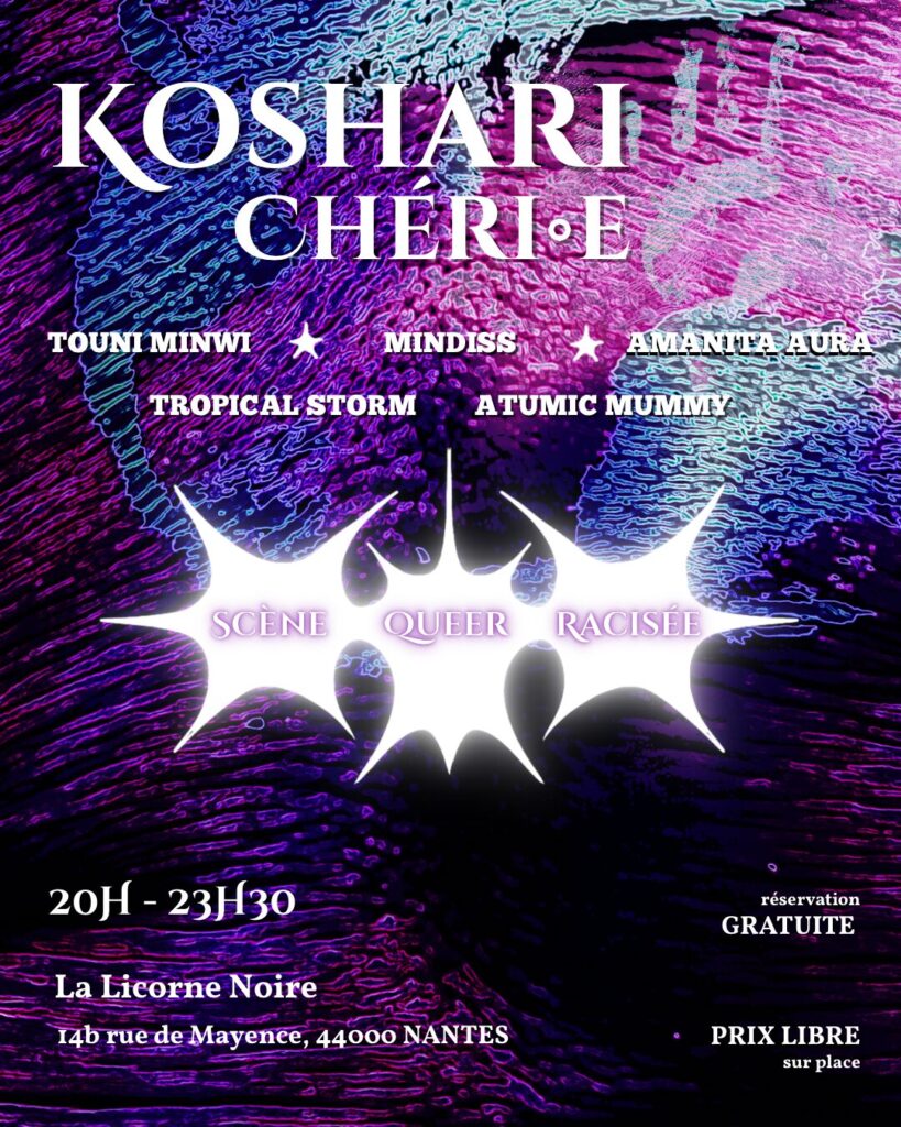 Affiche Koshari-Chéri·e affiche line-up